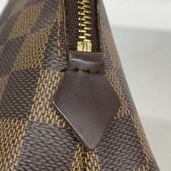 Louis Vuitton Damier Pochette Tick PM N47516 Ebene Women's Bag/Pouch - Picture 9 of 11